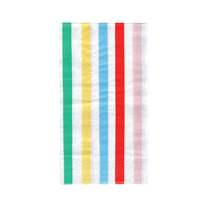Multicolored Striped Paper Guest Towels 16ct | The Party Darling