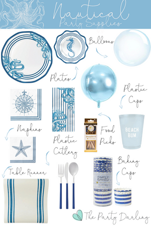 Blue Bamboo Ball Party Picks 40ct | The Party Darling