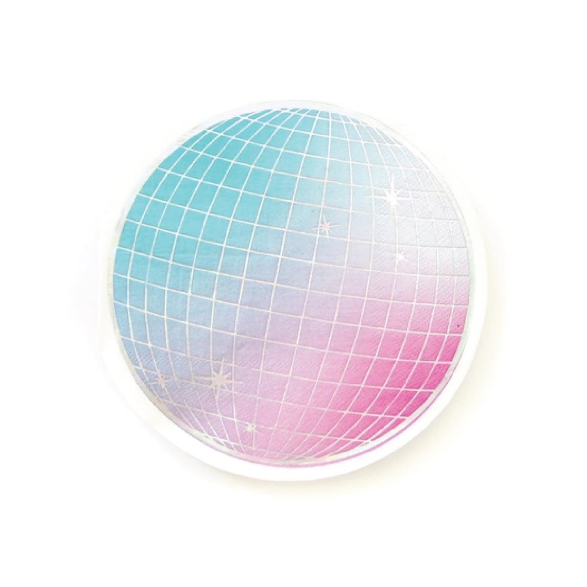 Ombre Disco Ball Dessert Napkins 20ct | The Party Darling
