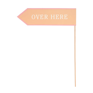 Over Here Easter Egg Hunt Pennant Flag