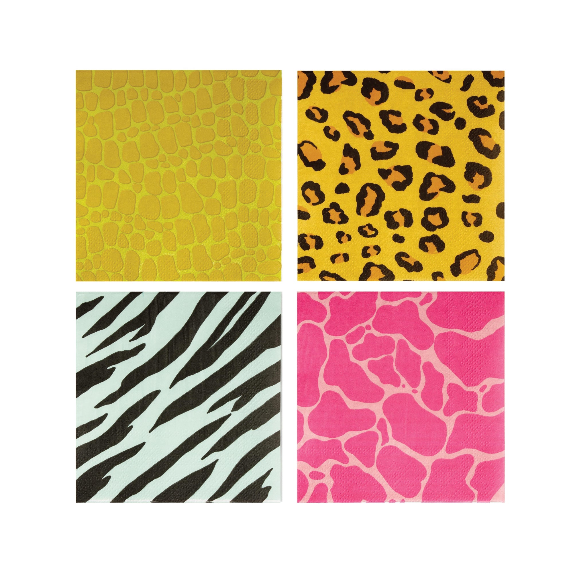 Party Animal Prints Dessert Napkins 20ct | The Party Darling