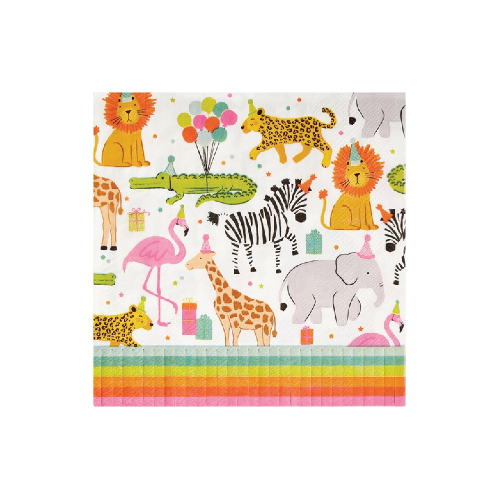 Party Animals Birthday Lunch Napkins 20ct | The Party Darling