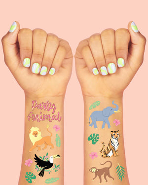 Party Animals Temporary Tattoos | The Party Darling