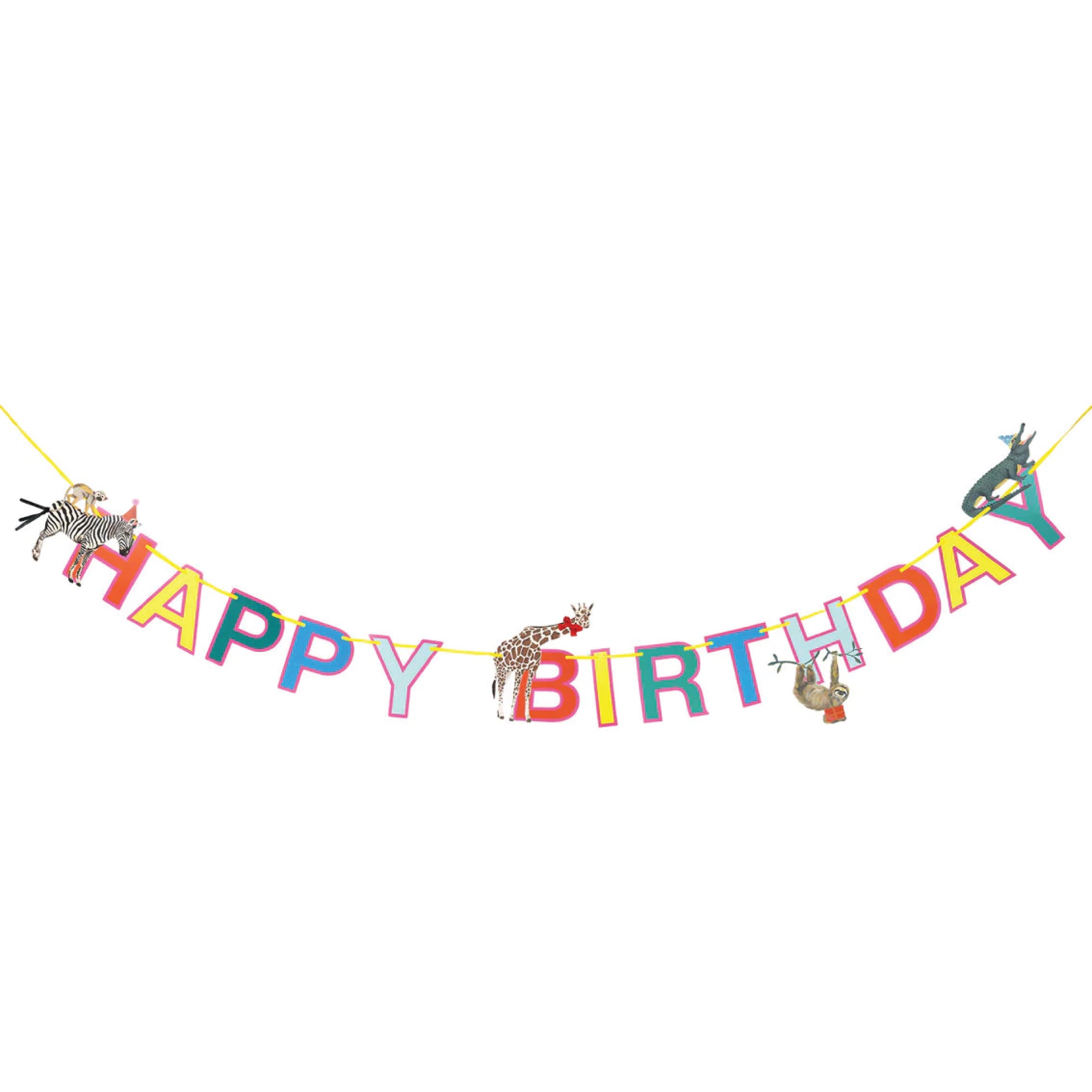 Party Safari Happy Birthday Banner | The Party Darling