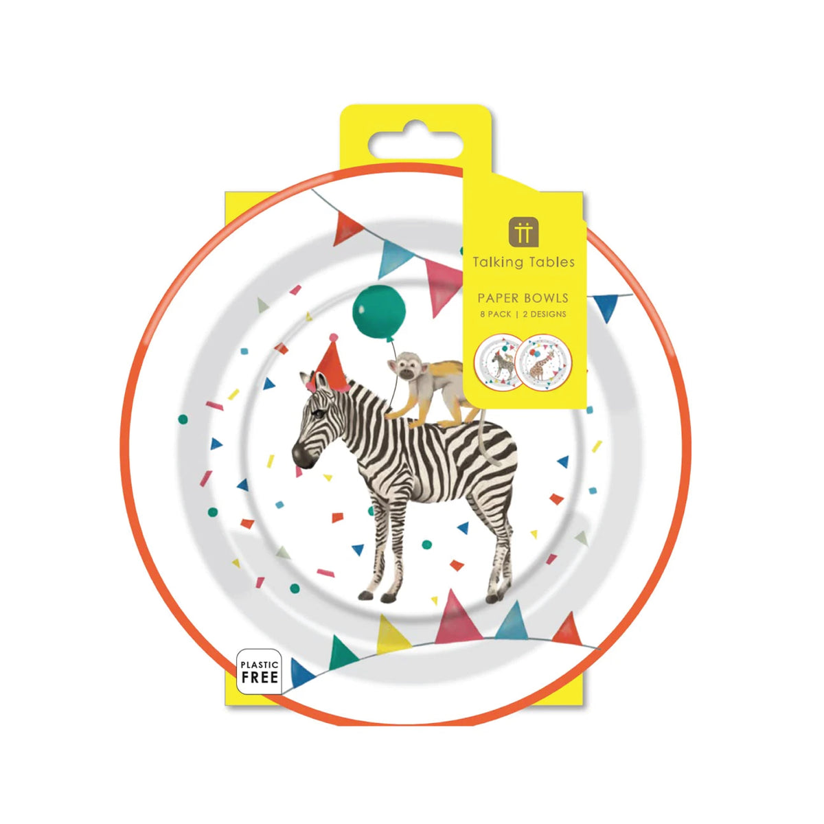 Party Safari Paper Bowls 8ct | The Party Darling