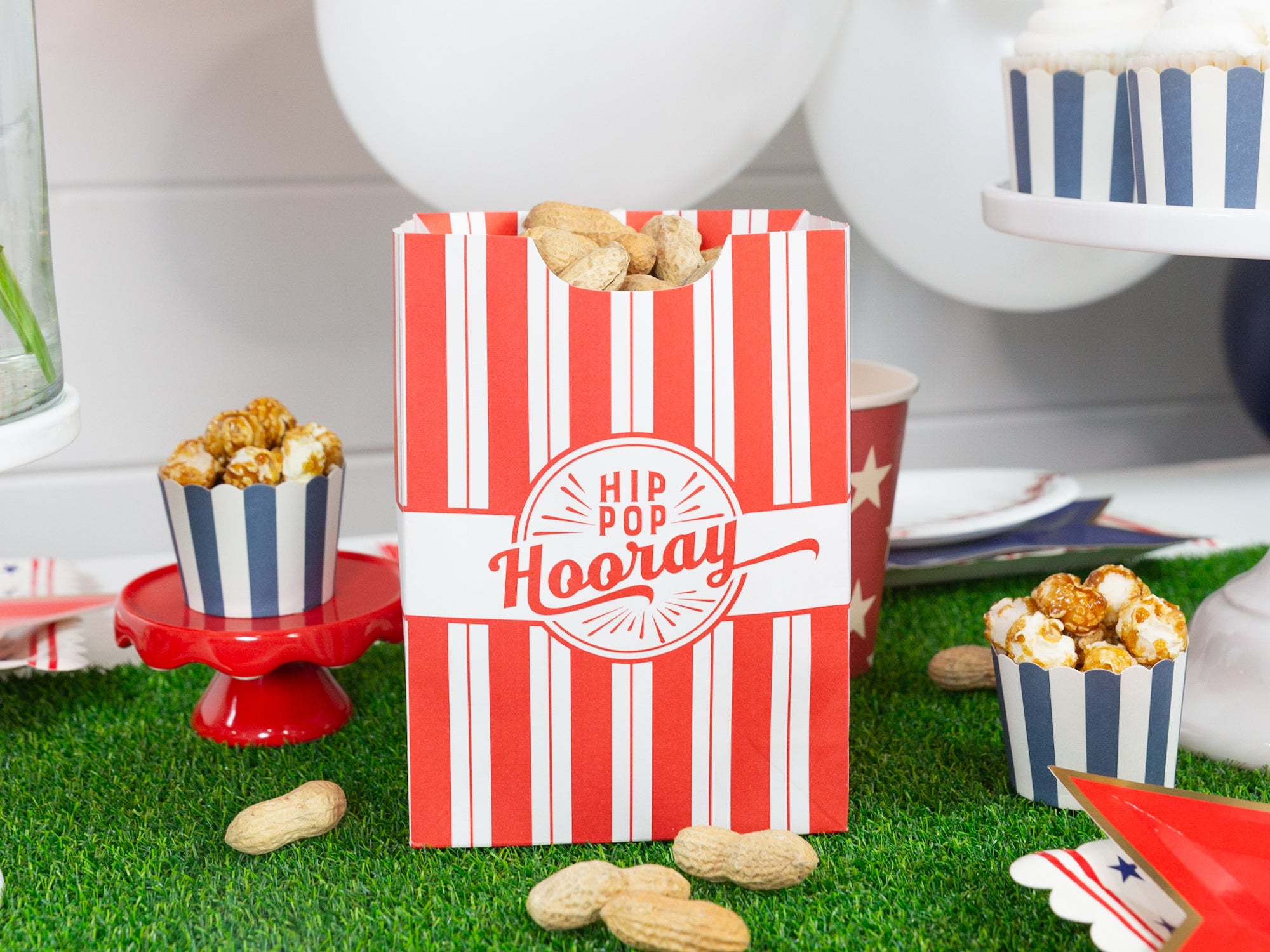 Stars & Stripes Treat Bags 8ct | The Party Darling
