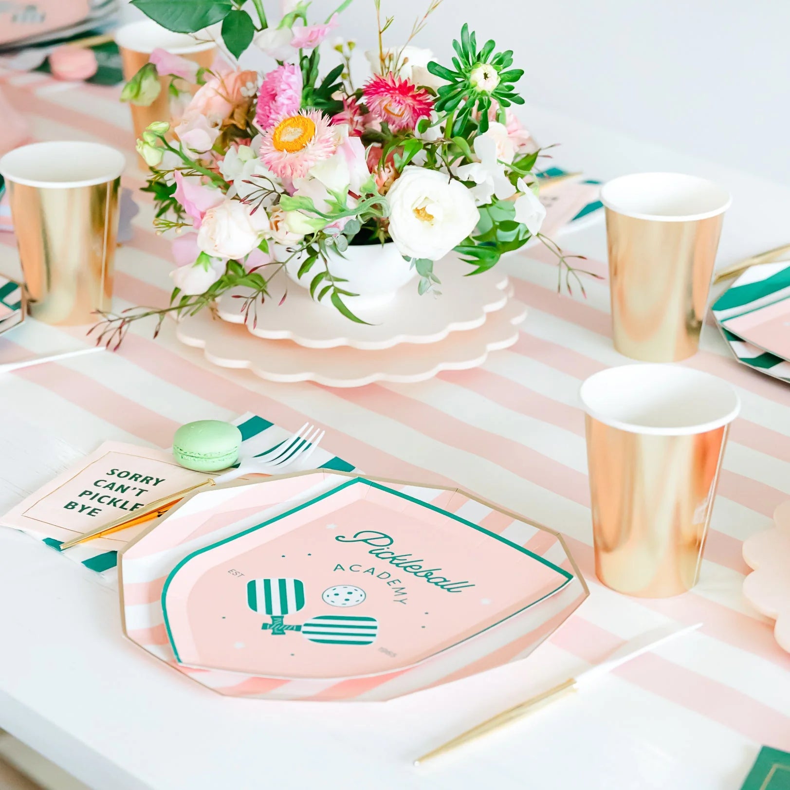 Pickleball Dessert Napkin Set 18ct