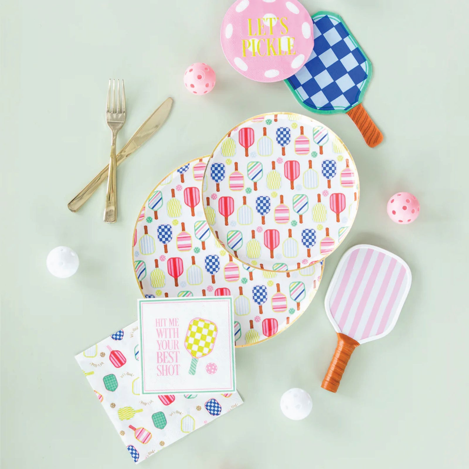 Pickleball Social Club Lunch Napkins 16ct | The Party Darling