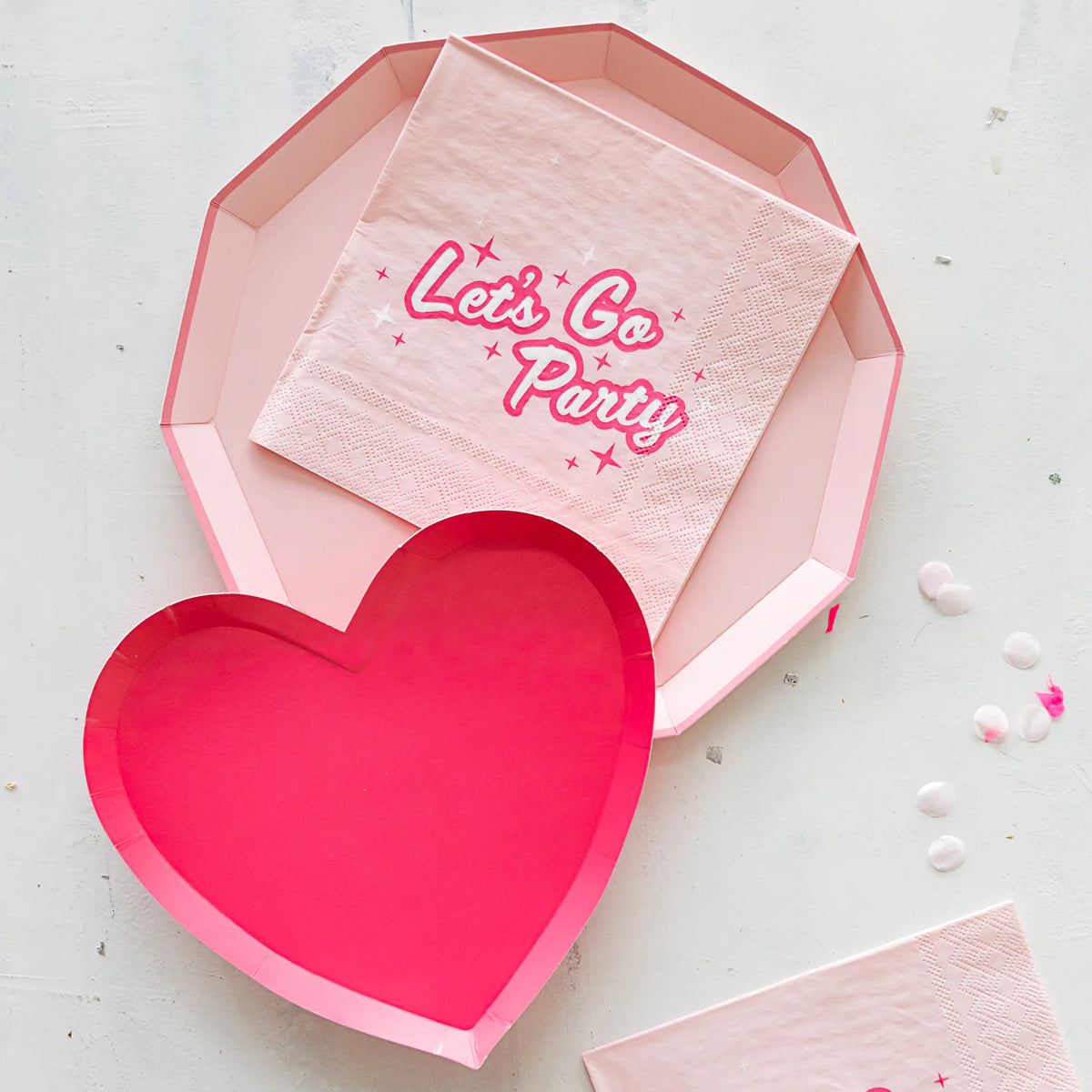 Pink Barbie Place Setting by Bonjour Fete