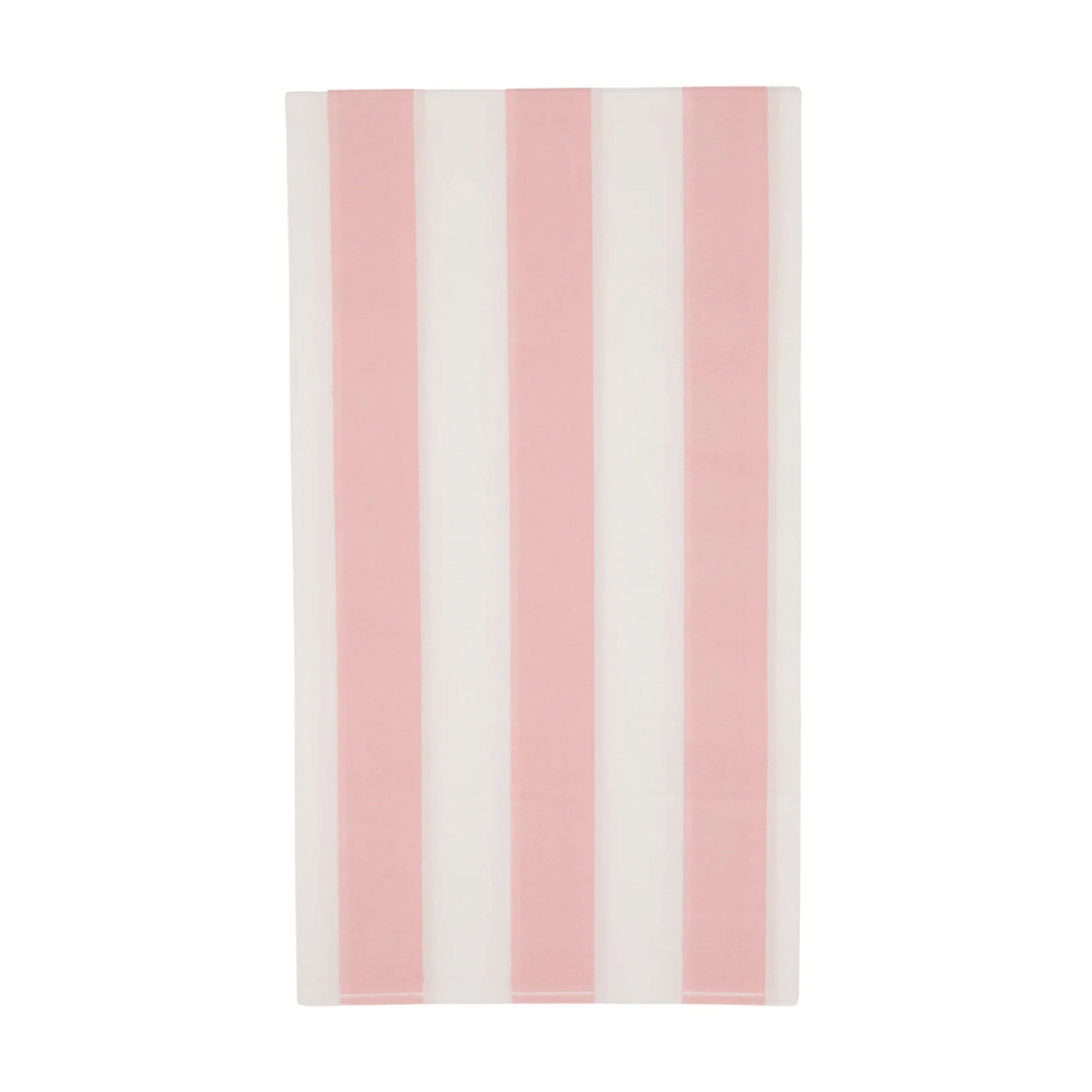 Light Pink Cabana Striped Paper Guest Towels 20ct | The Party Darling