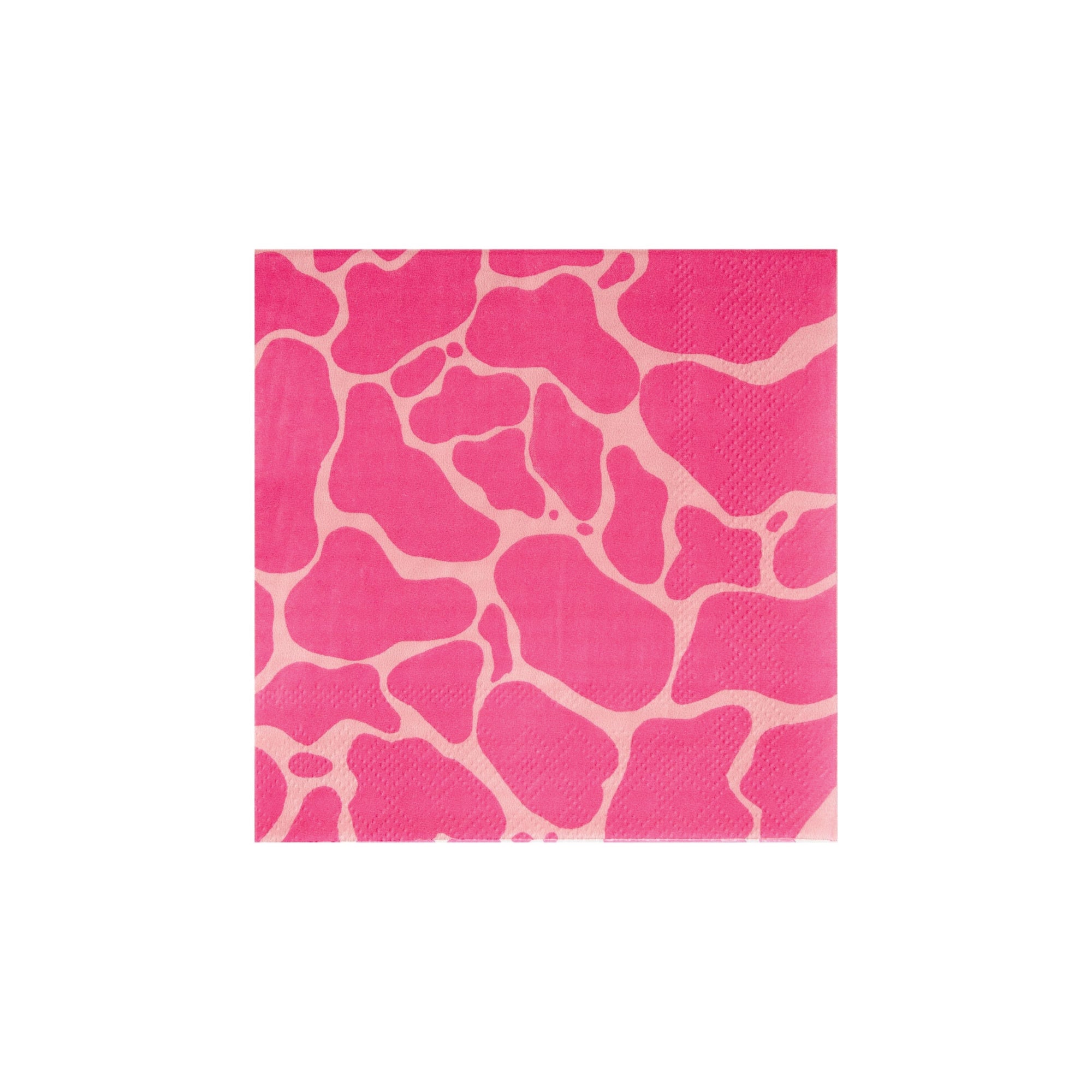Pink Giraffe Print Napkins | The Party Darling