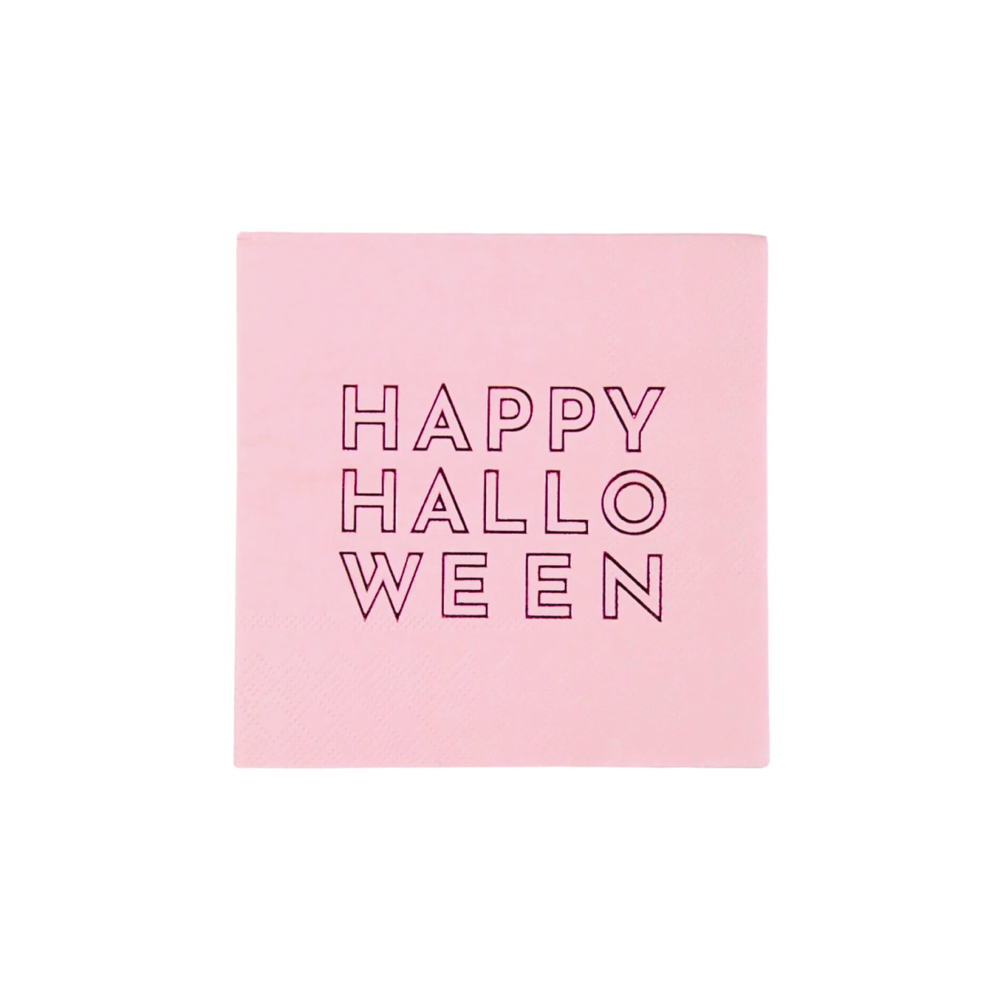 Pink Happy Halloween Dessert Napkins 20ct | The Party Darling