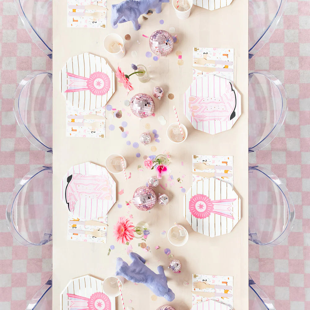 Pink Pony Party Tablescape