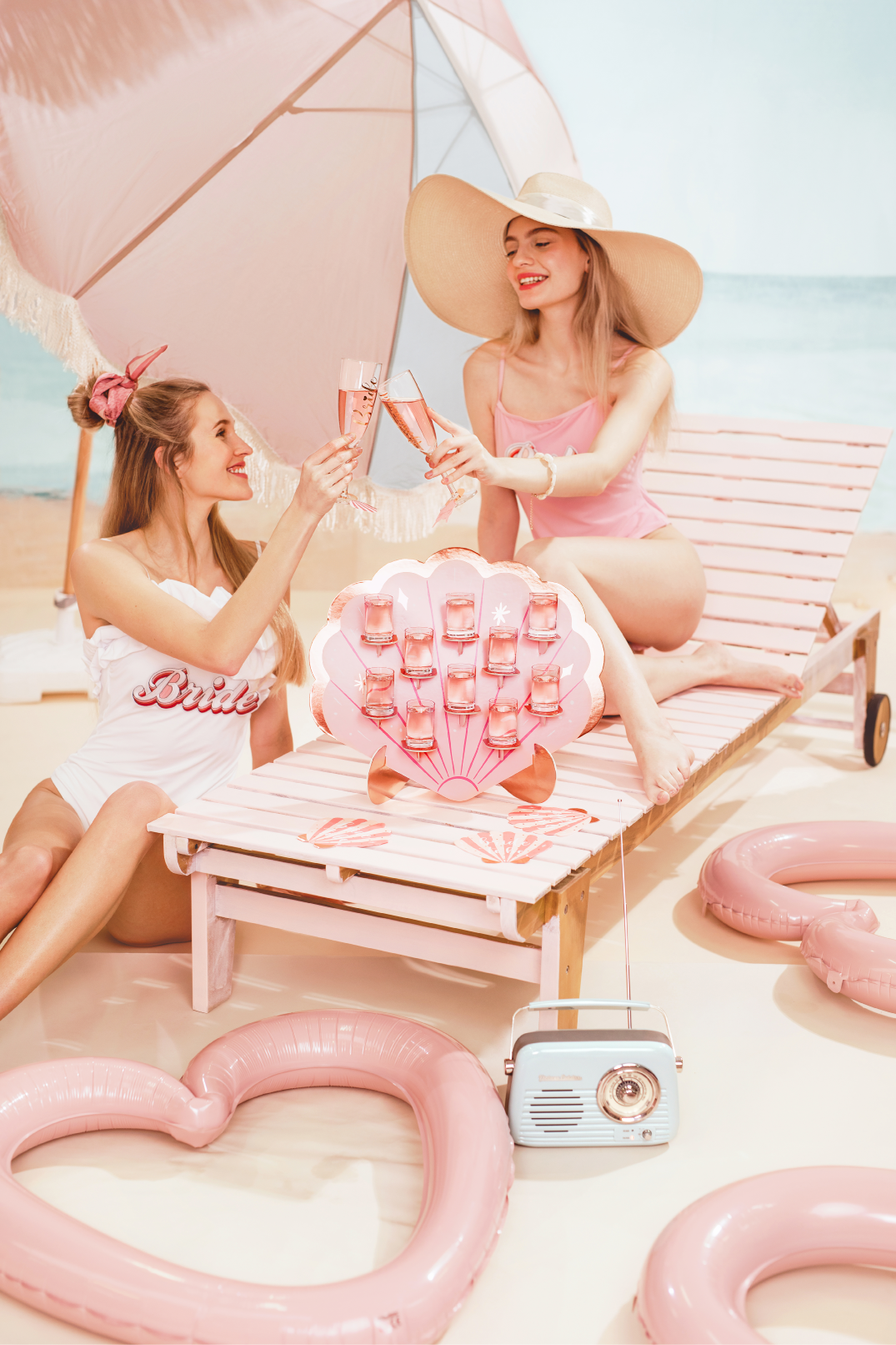 Beach Party Bachelorette Decor | The Party Darling