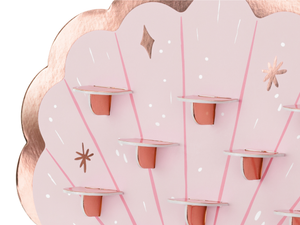 Pink Seashell Shot Wall Display | The Party Darling