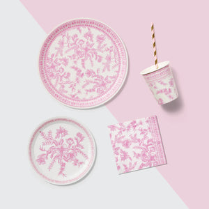 Pink Toile Party Supplies