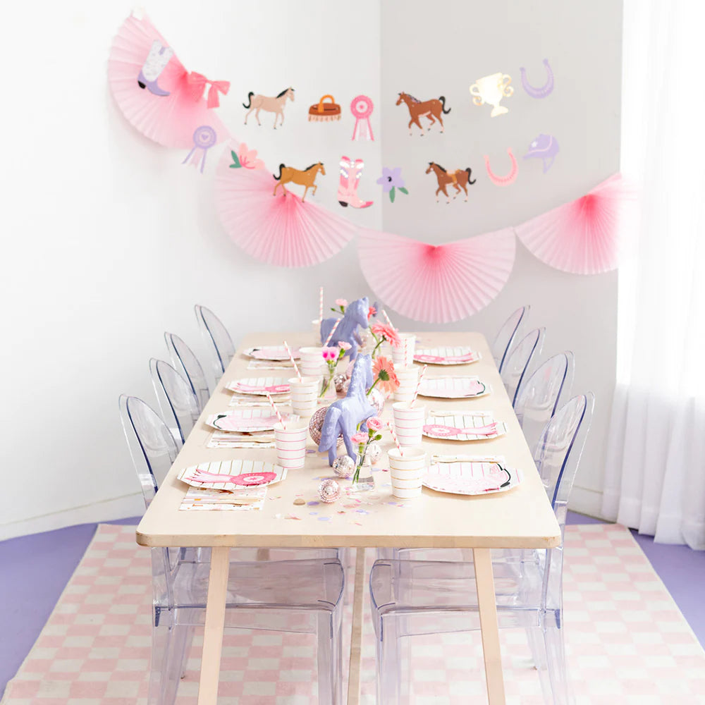 Pony Party Decorations for a Horse Show Birthday Party