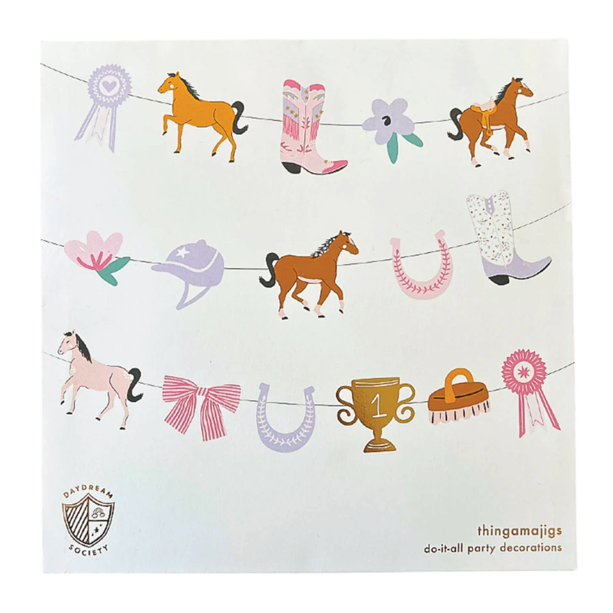 DIY Pony Party Garland 20ft | The Party Darling