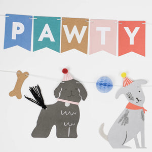 puppy pawty garland