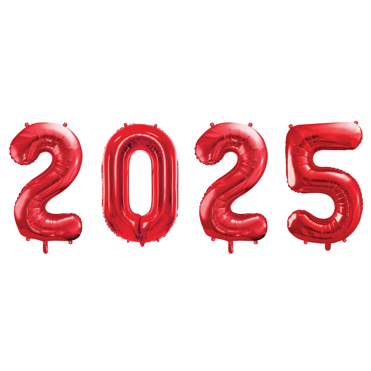 Red 2025 Number Balloon Year 34" | The Party Darling