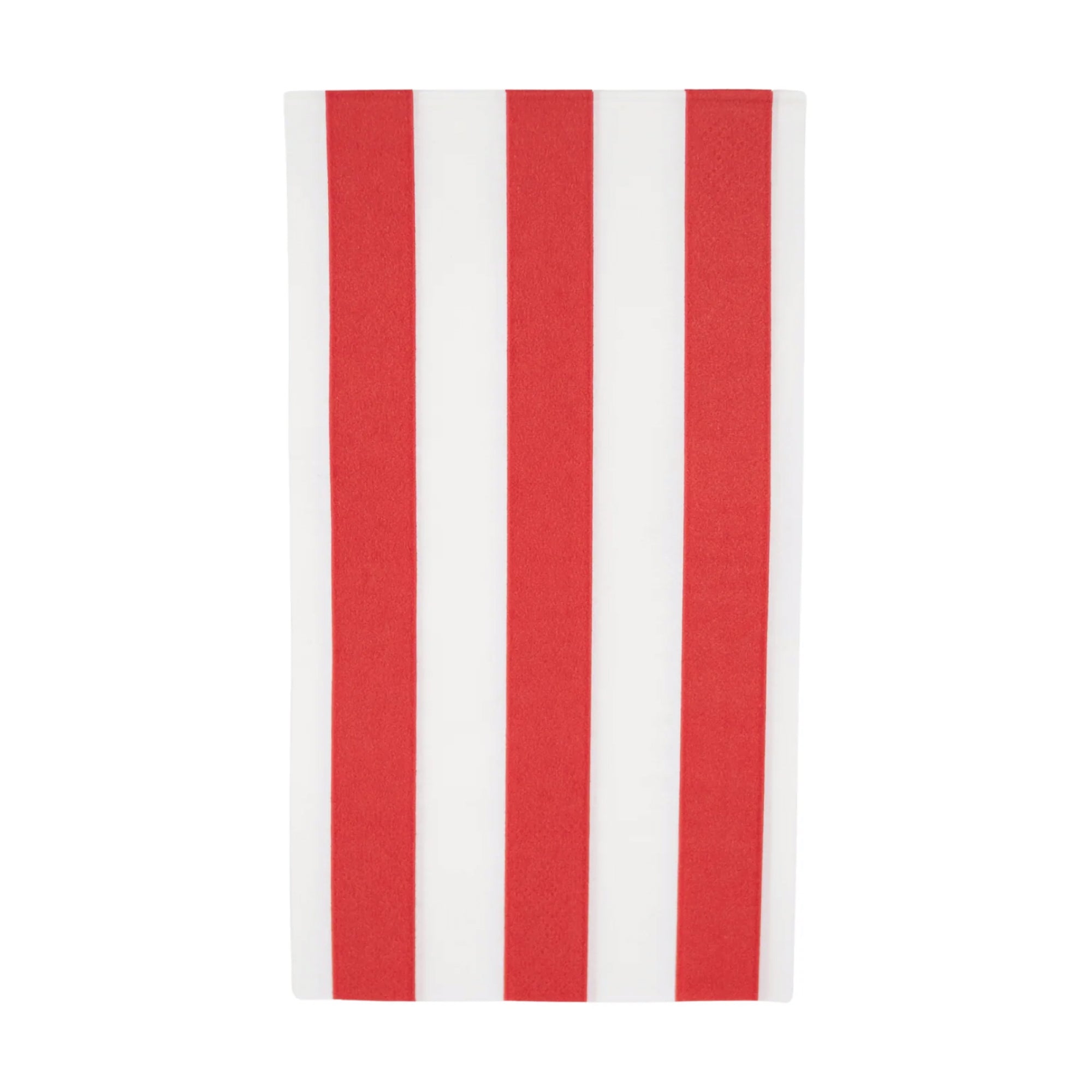 Cherry Red Cabana Striped Paper Guest Towels 20ct | The Party Darling
