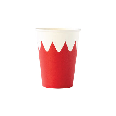 Red Elf Collar Paper Cups 8ct