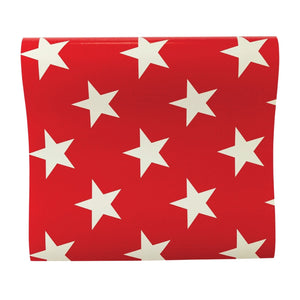 Red Star Paper Table Runner 10ft | The Party Darling