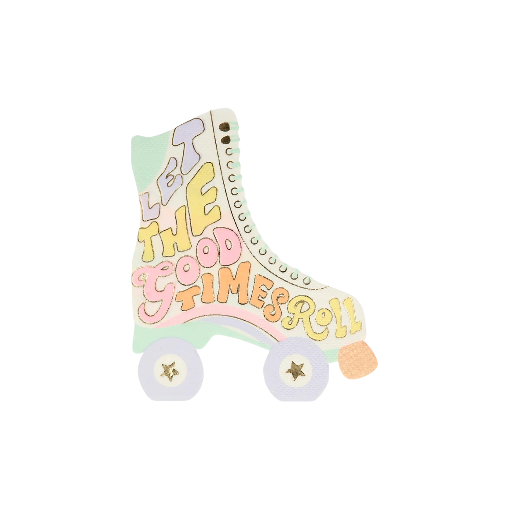 Roller Skate Dessert Napkins 16ct | The Party Darling