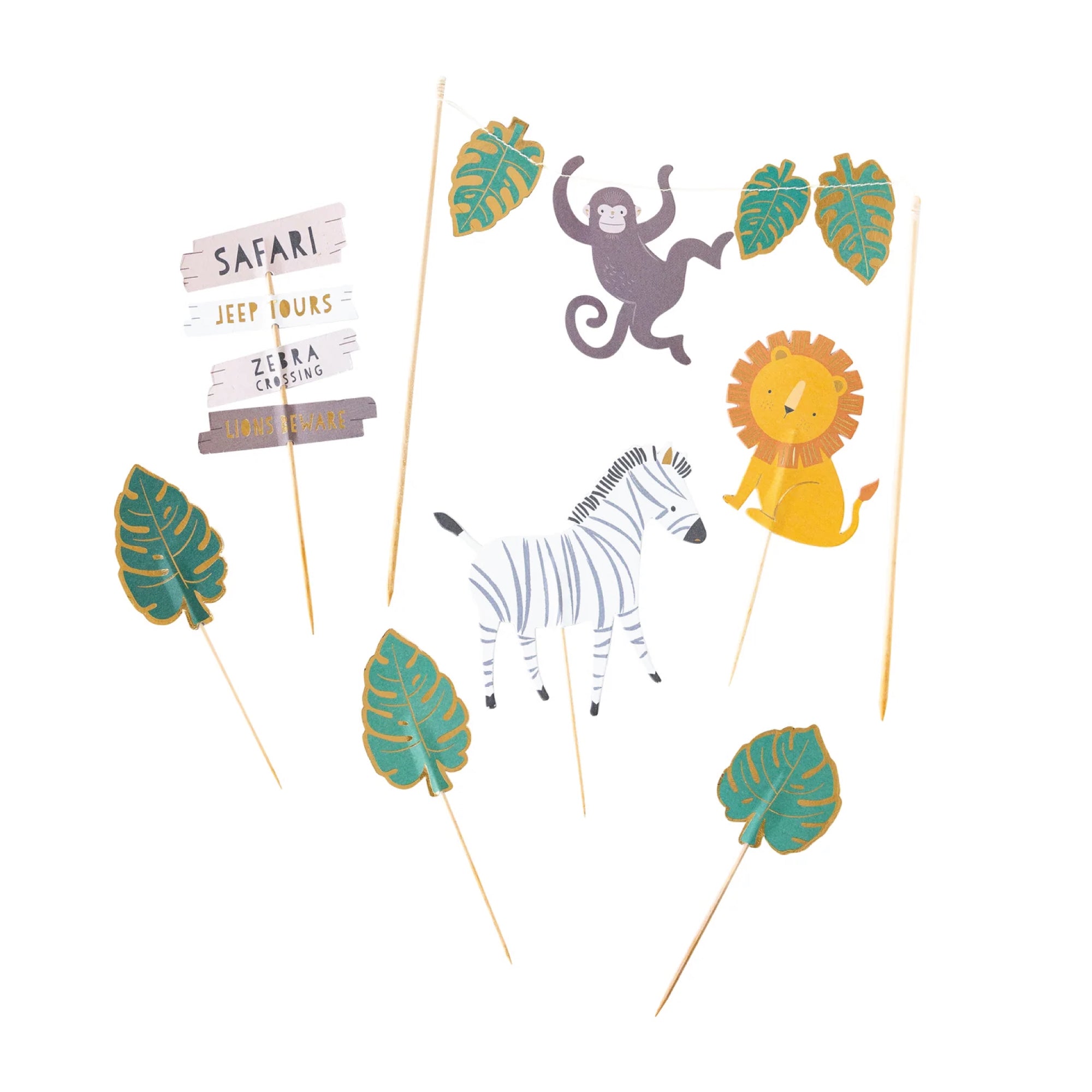 Safari Jeep Tour Food Picks 8ct | The Party Darling