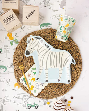 Safari Party Zebra Place Setting