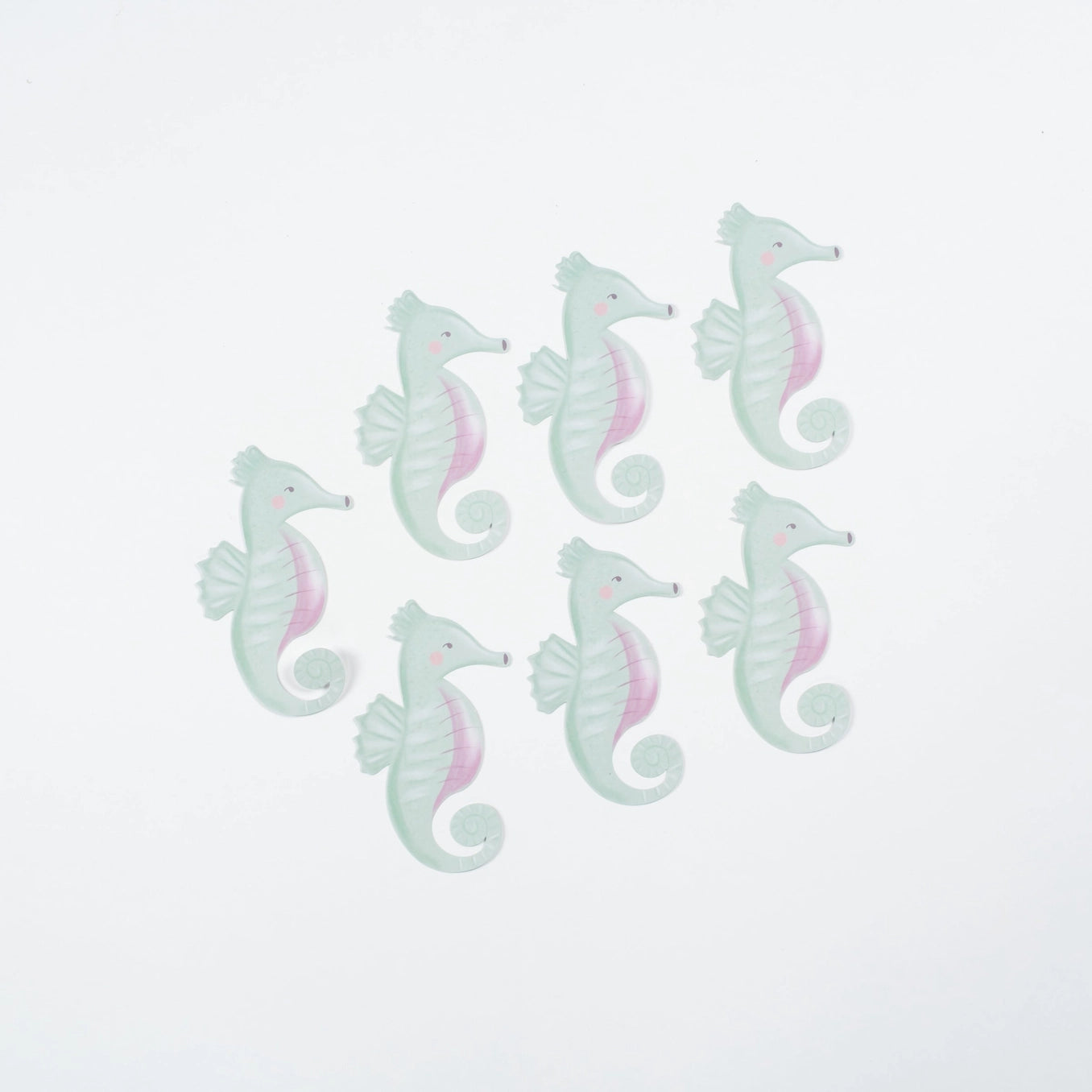 Seahorse Accent Stickers 8ct