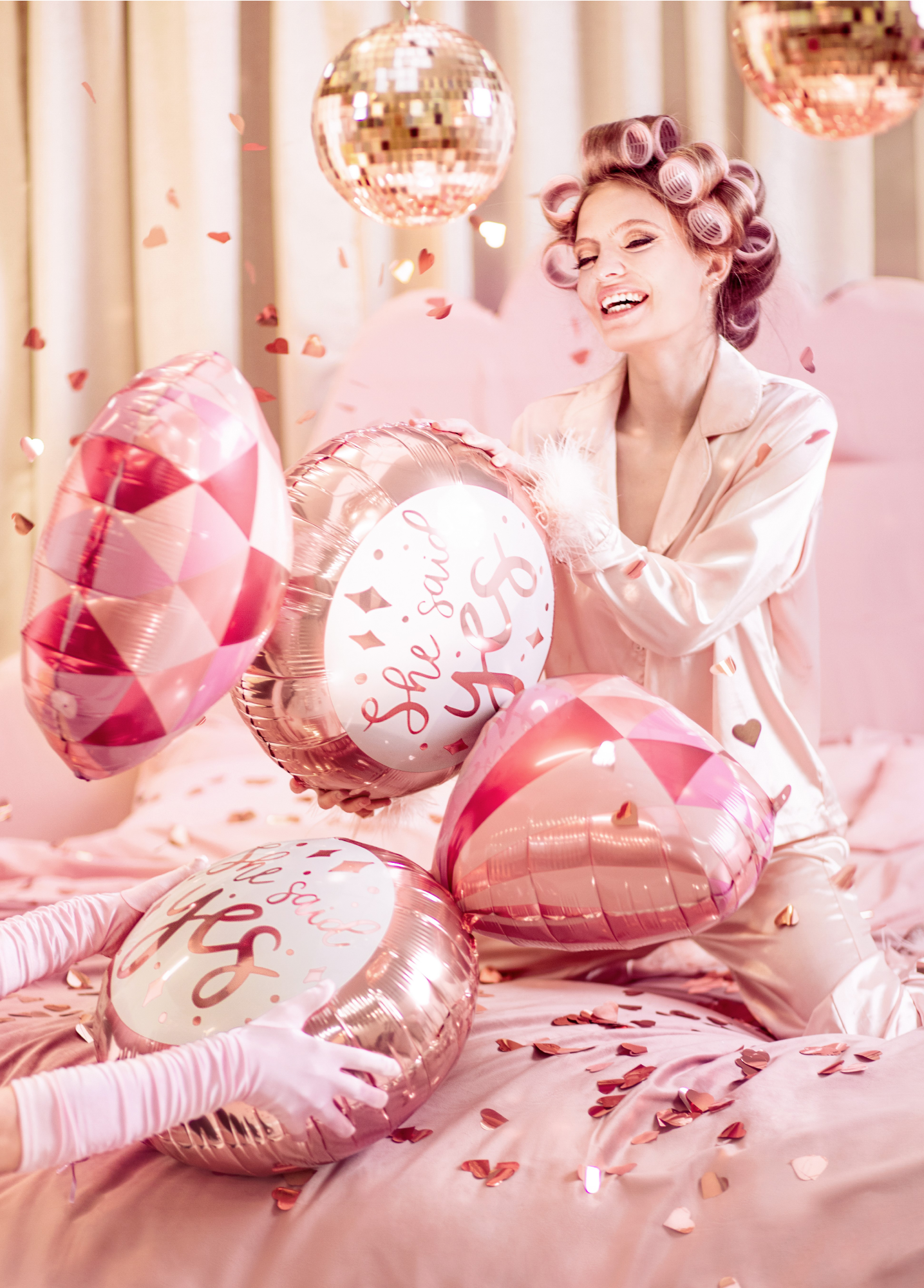 She Said Yes Engagement Ring Balloon 28in | The Party Darling