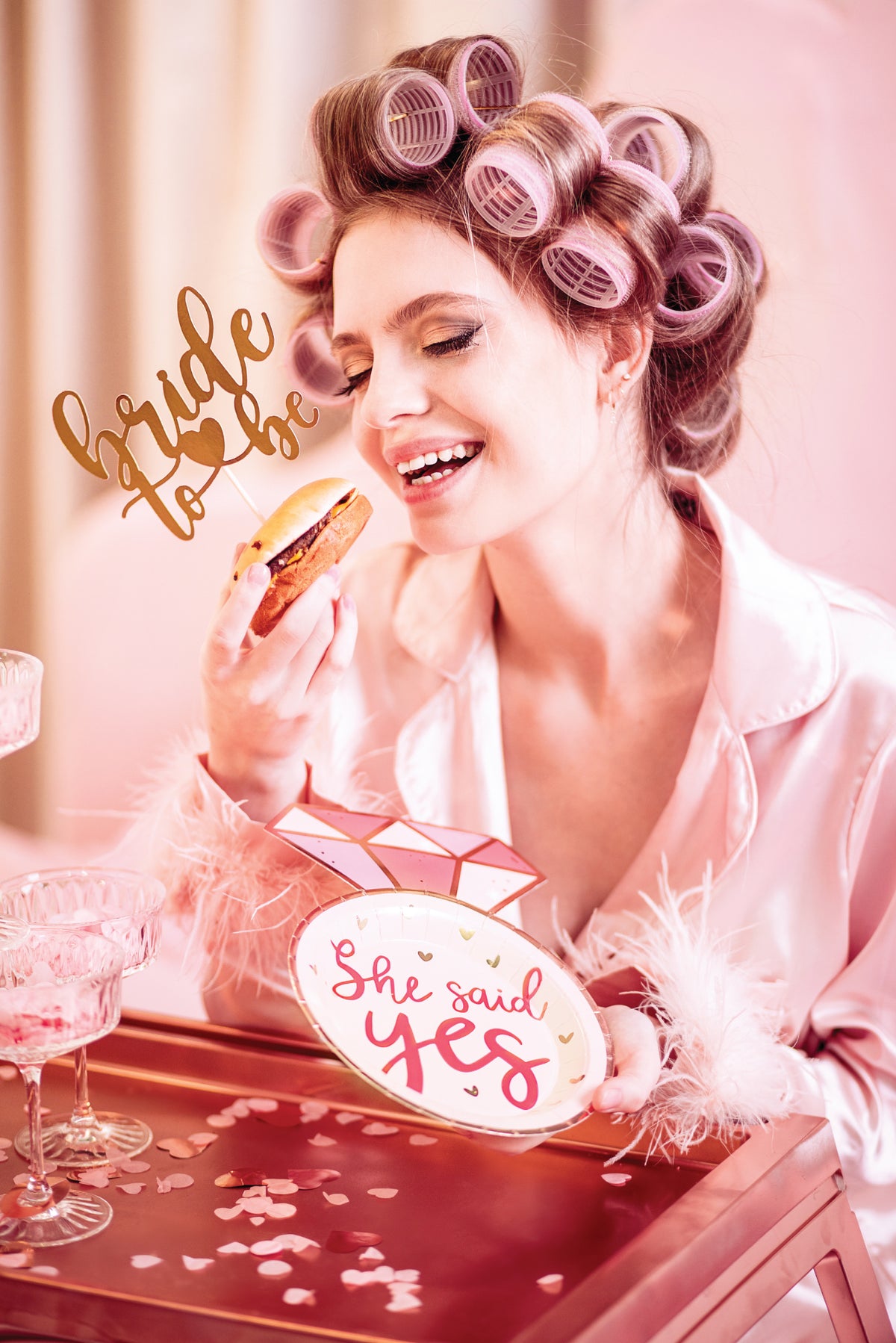 She Said Yes Plates 6ct | The Party Darling