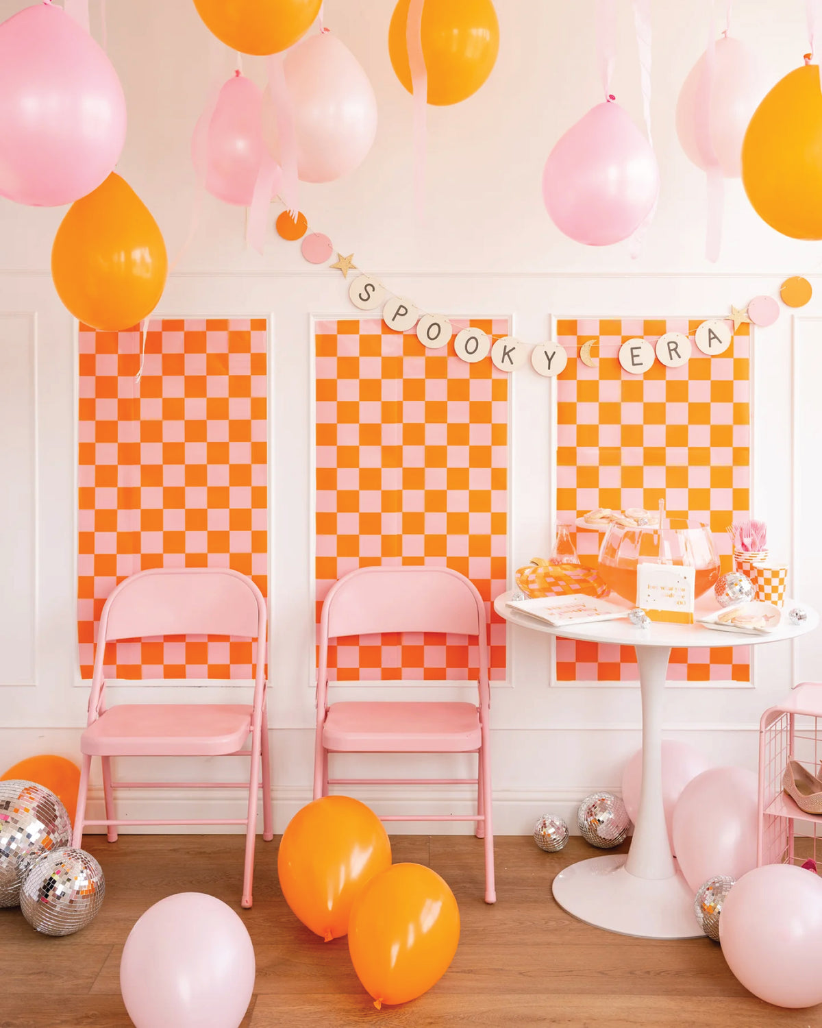 Spooky Era Halloween Party Decor setup by MME