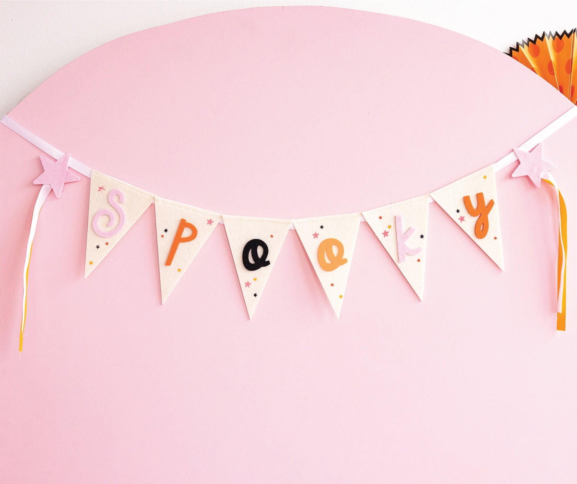 Spooky Felt Pennant Banner 3ft | The Party Darling