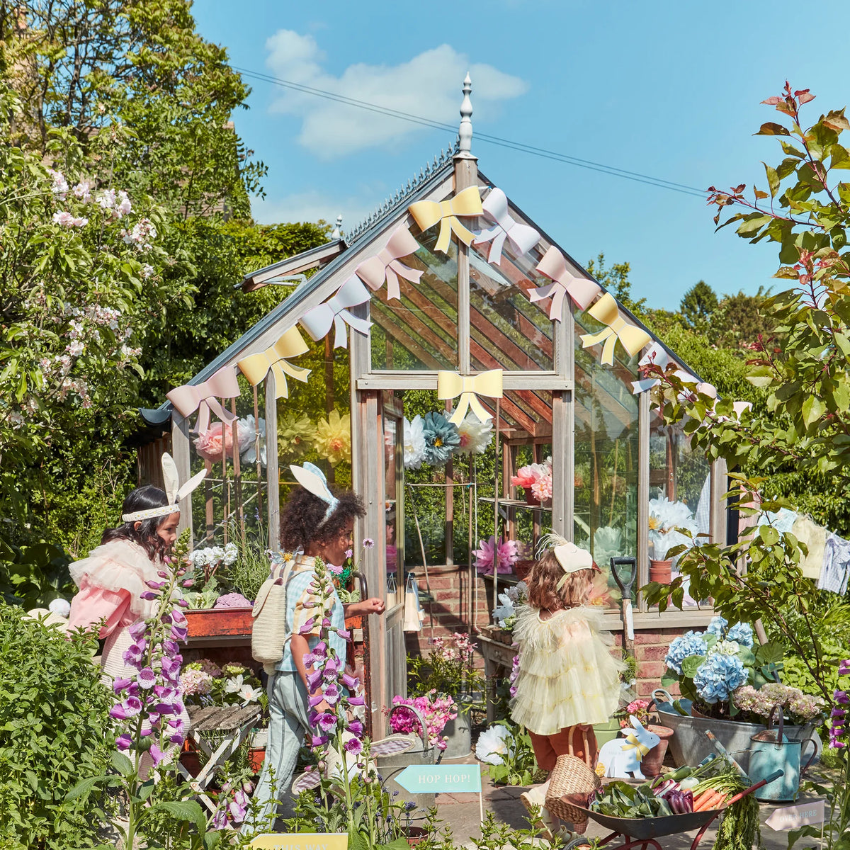 Easter garden party decorations