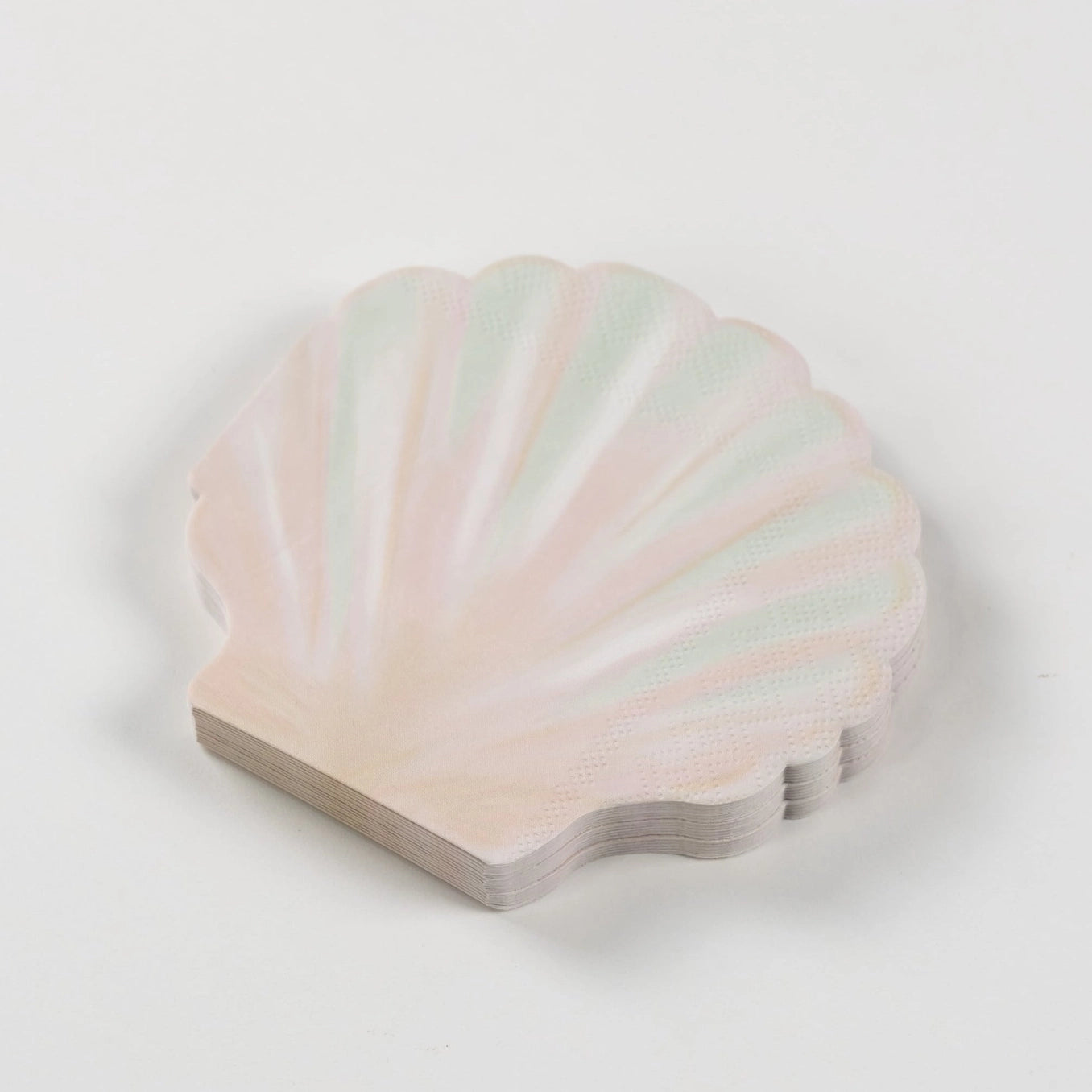 Stack of shell napkins
