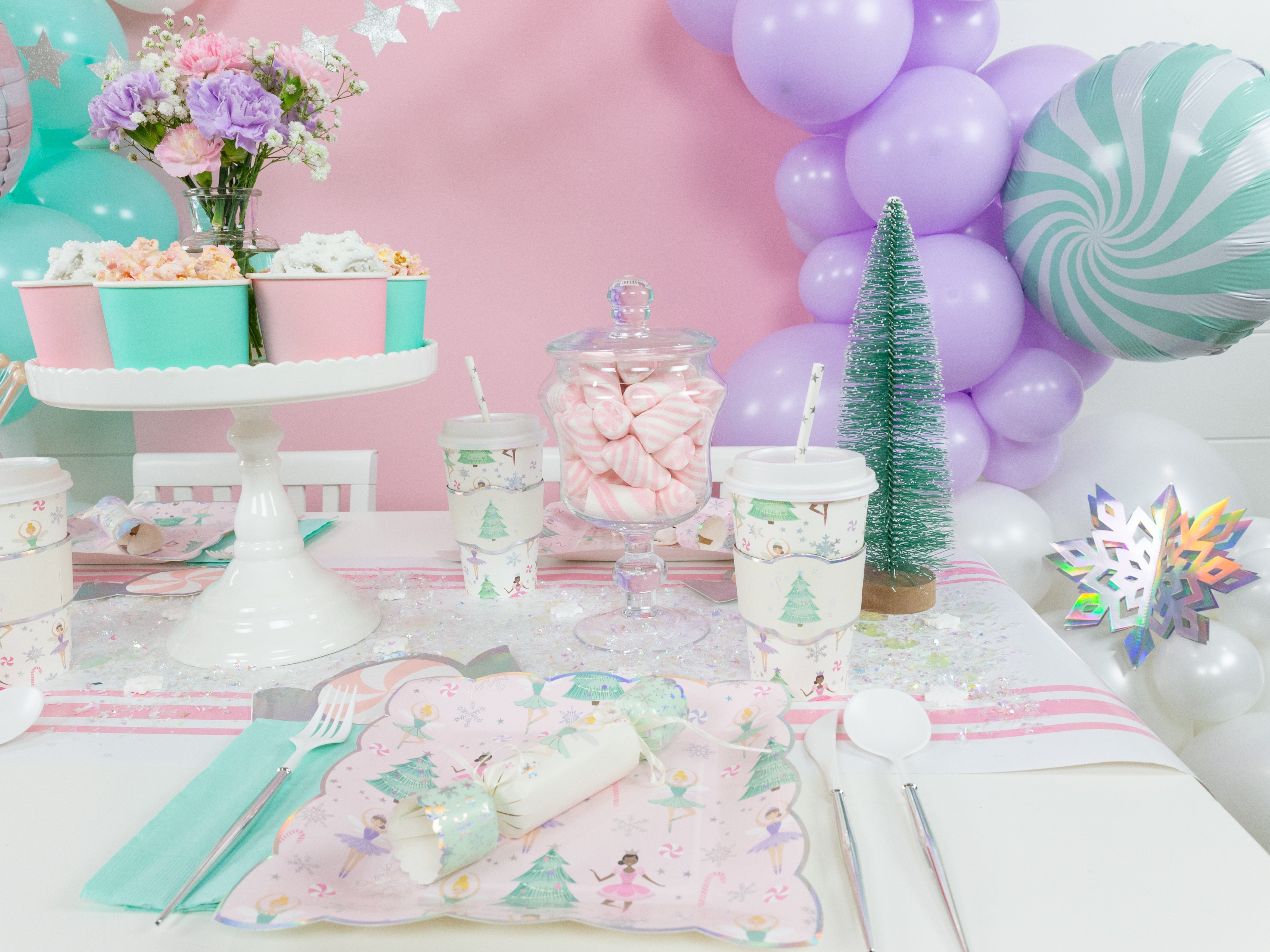 Mint Green Swirly Lollipop Foil Balloon 14in | The Party Darling