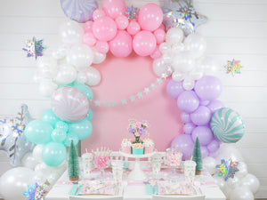 Light Pink Swirly Lollipop Foil Balloon 14in | The Party Darling