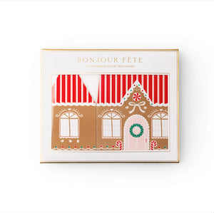 Sweet Gingerbread House Cookie Boxes 6ct Packaged