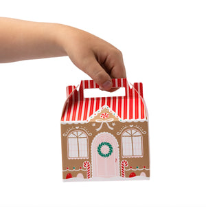 Sweet Gingerbread House Cookie Boxes 6ct Assembled