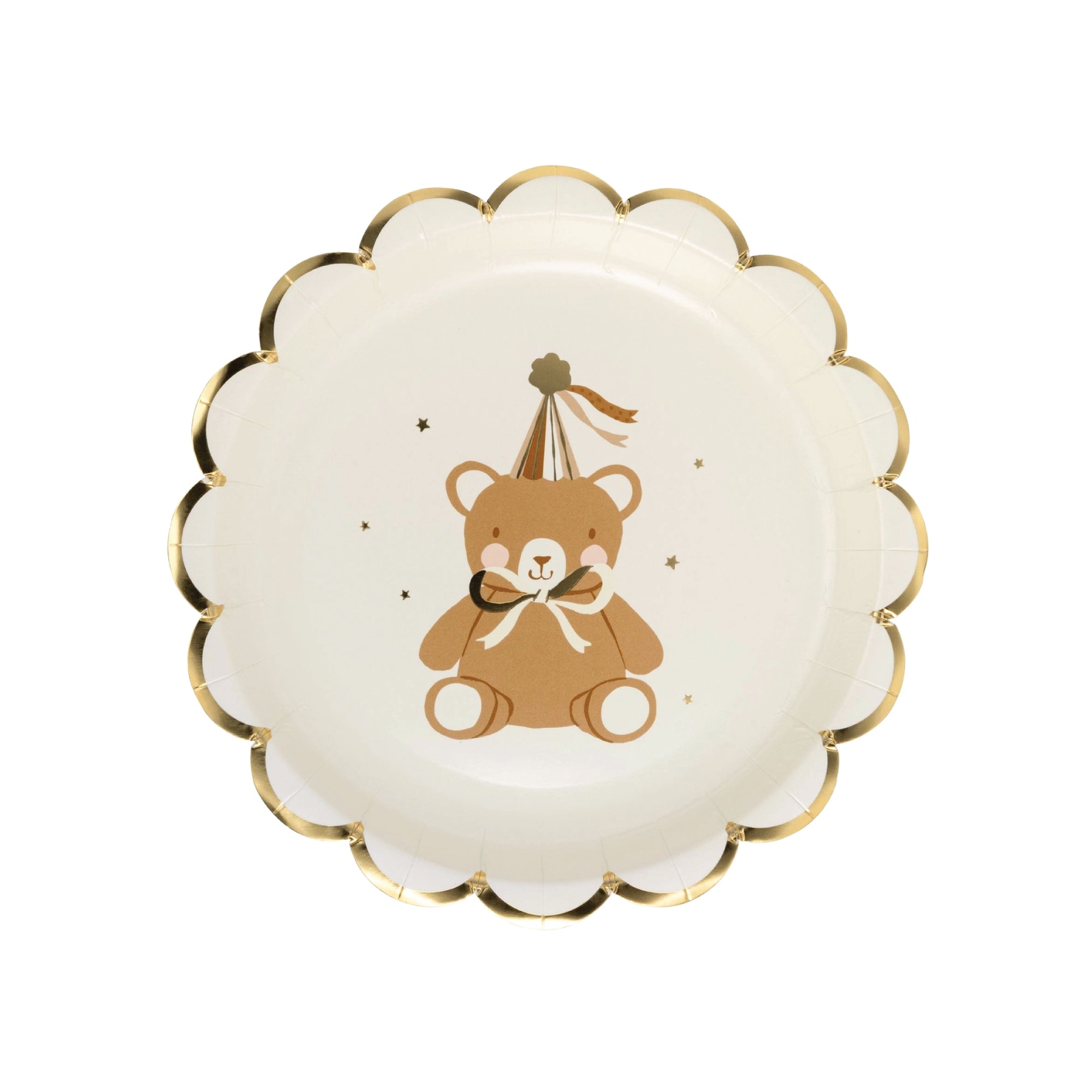 Teddy Bear Baby Dessert Plates 8ct