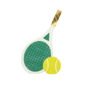 Tennis Racket Dessert Napkins 16ct | The Party Darling