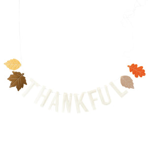 Thankful Felt Banner 3ft | The Party Darling
