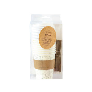Thankful For You Mini Coffee Cups & Lids | The Party Darling