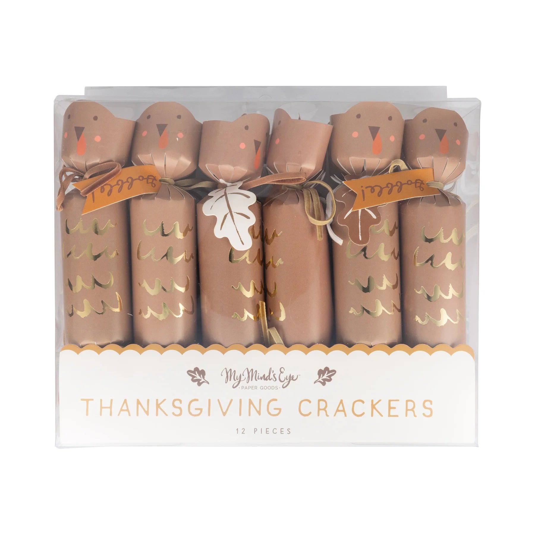 Thanksgiving turkey crackers party favor