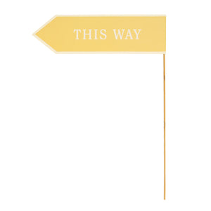 This way Easter Egg Hunt Pennant Flag