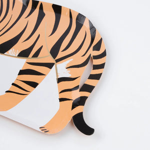Tiger paper paltes close up of tail
