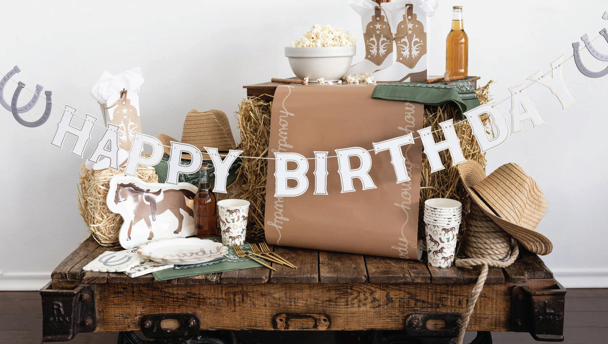 Western Birthday Party Decor by My Mind's Eye