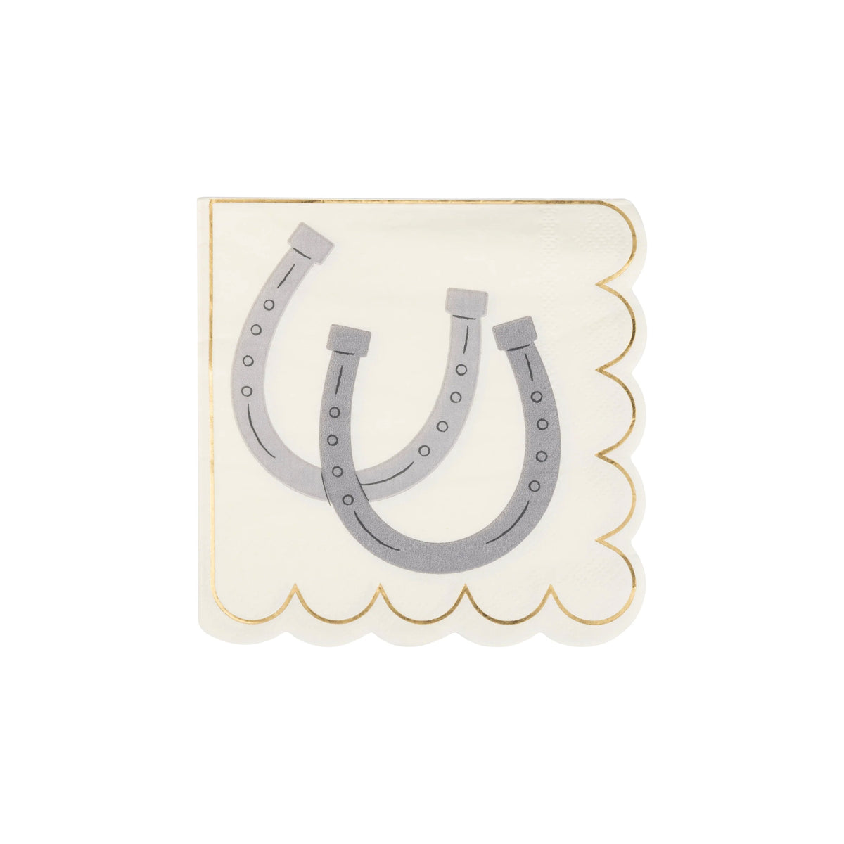 Western Horseshoe Dessert Napkins 18ct | The Party Darling
